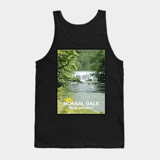 Monsal Dale Derbyshire Peak District. Travel poster Tank Top